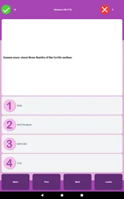 ScienceQuiz android App screenshot 0