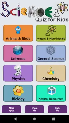 ScienceQuiz android App screenshot 10