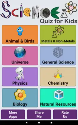 ScienceQuiz android App screenshot 2