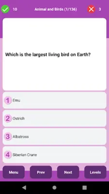 ScienceQuiz android App screenshot 6