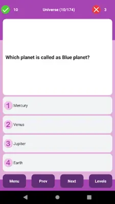 ScienceQuiz android App screenshot 7